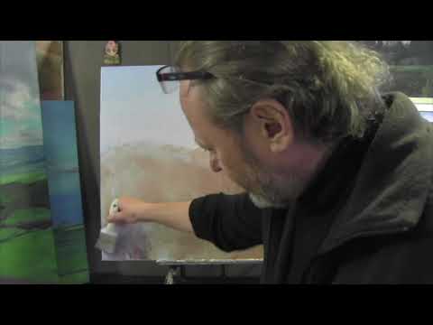 Видео: Дачный мотив,  художник Игорь Сахаров