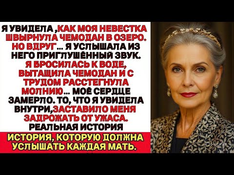 Видео: Я ПЛАКАЛА, ЧИТАЯ! Я видела, как невестка бросила чемодан в озеро. То, что внутри, — немыслимо…