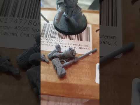 Видео: Warhammer 40000 Captain with Relic Shield / Space Marines / Набор миниатюр для настольной игры