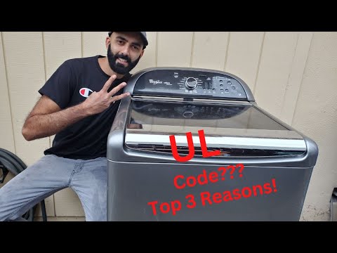 Видео: Три основные причины, по которым на вашей стиральной машине Whirlpool отображается код UL!