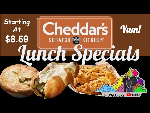 Видео: Cheddar’s Scratch Kitchen | Специальные предложения на обед | Доступные и вкусные блюда