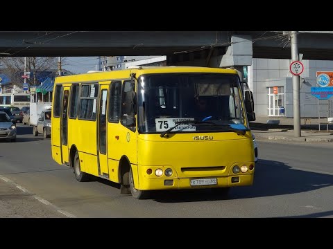Видео: ЧА A09204 Х789ХВ64 Маршрут №75 город Саратов 