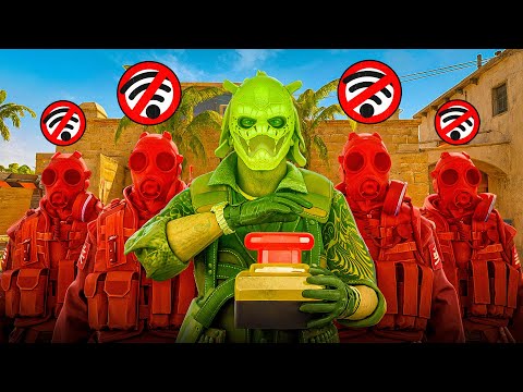 Видео: Отключил Интернет, Безобидная Кнопка (Counter-Strike 2)