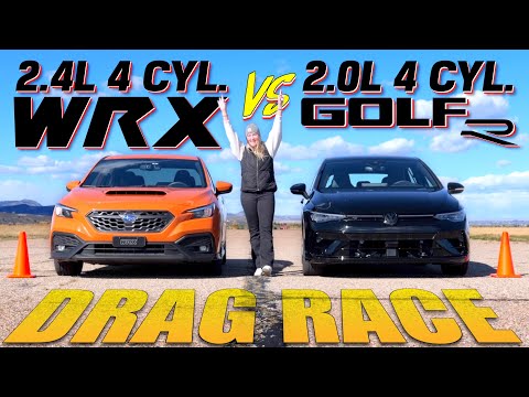 Видео: Гонка Golf R против Subaru WRX: результат вас НЕ удивит!