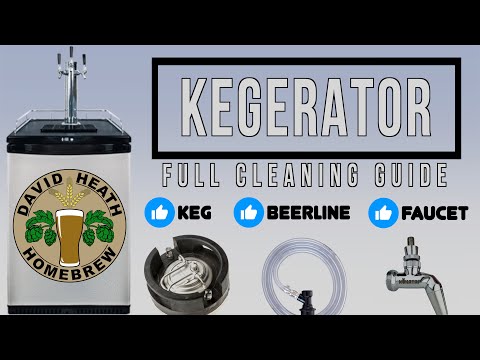 Видео: Руководство по очистке кегератора. Пивные линии и краны для кегов Corny.