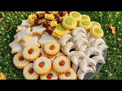 Видео: Из одного теста 5 вкусных печений, которые тают во рту 🤩 Всего за 1 час 😮