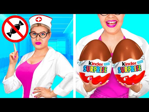 Видео: Как Пронести Еду в Больницу | Смешные Cитуации от Fun Fun Challenge