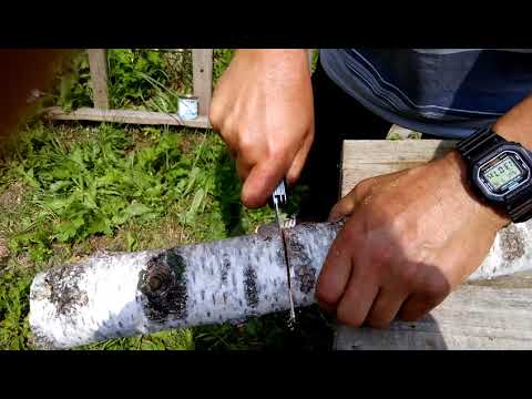 Видео: Небольшой тест ножа Victorinox TRAILMASTER.