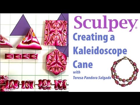 Видео: Создаём трость-калейдоскоп с Терезой Пандорой Сальгадо | Sculpey.com
