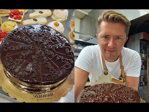 Видео: Знаменитый австрийский торт Захер ( Sachertorte ) от Шеф-кондитер Александр Селезнёв Монако / МК