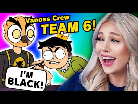Видео: Наша первая реакция на TEAM 6!!? | Уморительная реакция анимации Ваносса!