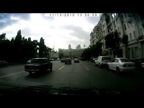 Видео: New Баку - Центр города 13.11.2010 видеорегистратор в Авто