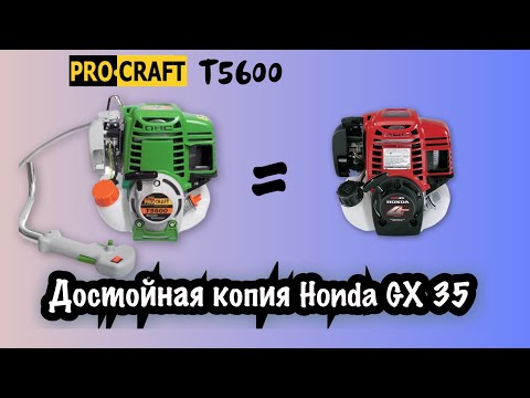 Видео: Ремонт 4-х тактной мотокосы ProCraft T5600(копия Honda GX 35)что внутри?