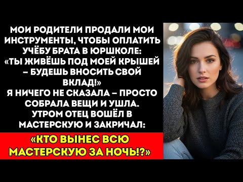 Видео: Мои родители продали мои инструменты, чтобы оплатить учёбу моего брата — тогда я съехал и забрал