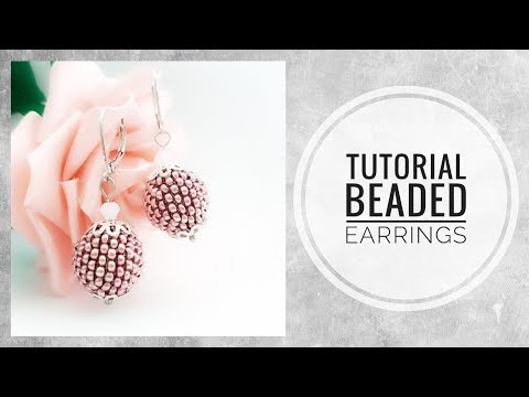 Видео: #МК - Серьги из бисера | ОПЛЕТКА БУСИНЫ БИСЕРОМ