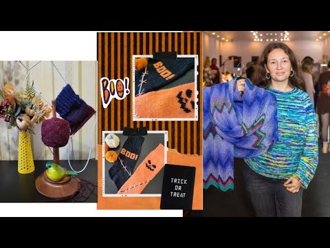 Видео: Готові в'язані роботи /нова пряжа /ярмарок/ зустріч