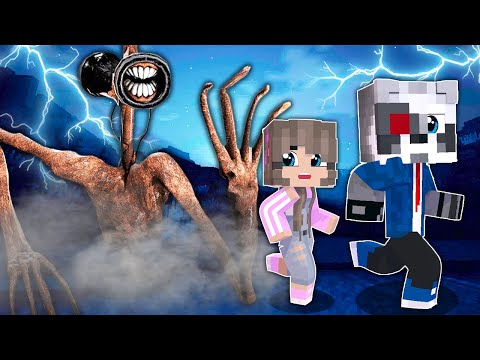 Видео: СИРЕНОГОЛОВЫЙ - Майнкрафт фильм. SIREN HEAD SCP MINECRAFT РАКУН И ДОЧКА