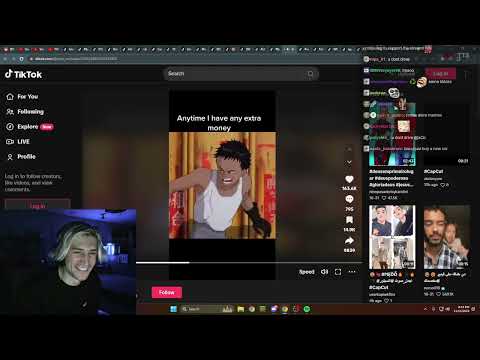 Видео: xQc смотрит смешные TikTok с чатом в течение 25 минут!
