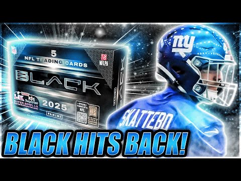 Видео: ЧЁРНЫЙ ОТВЕТ!!! | Обзор Panini Black NFL Hobby Box 2025