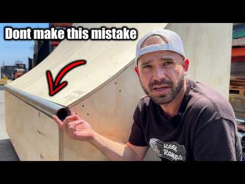 Видео: Самая важная часть строительства рампы для скейтбординга (копинг)