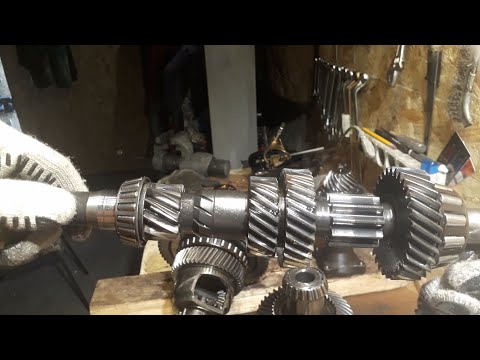 Видео: МКПП JC7 000, ч.2 - дефектовка. Renault Scenic RX4