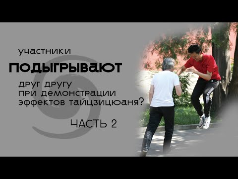 Видео: Подыгрывают ли участники друг другу при демонстрации эффектов тайцзи-цюаня? Часть 2