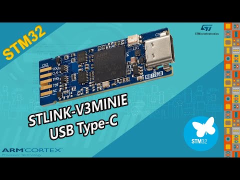 Видео: Новый ST-Link V3 miniE ( STLINK-V3MINIE ) DEBUG STM32, работа с SWD JTAG VCP, подключение USB Type-C
