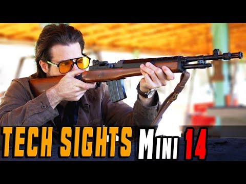 Видео: Тестирование прицелов Mini 14 Tech на стрельбище