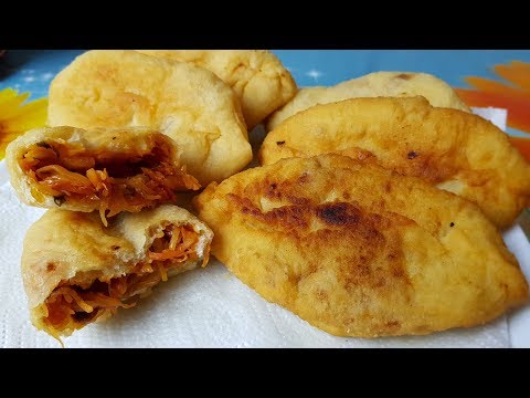 Видео: Пирожки с капустой и грибами, цыганка готовит. Постное меню. Gipsy cuisine.