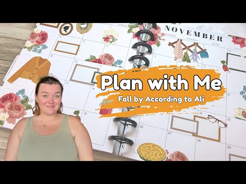 Видео: Планируйте вместе со мной // Создание дневника // Ноябрь Текущий и ежемесячный