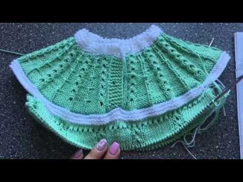 Видео: Вяжем боди-трансформер для девочки. Часть 1.