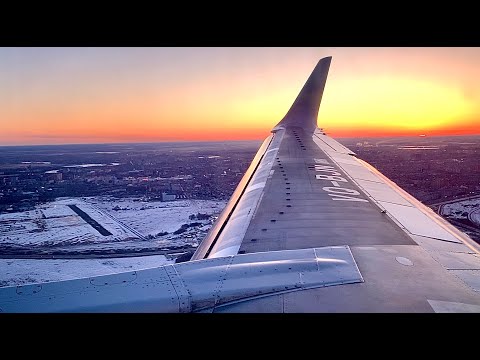 Видео: Посадка в Тюмени Utair Boeing 737-500