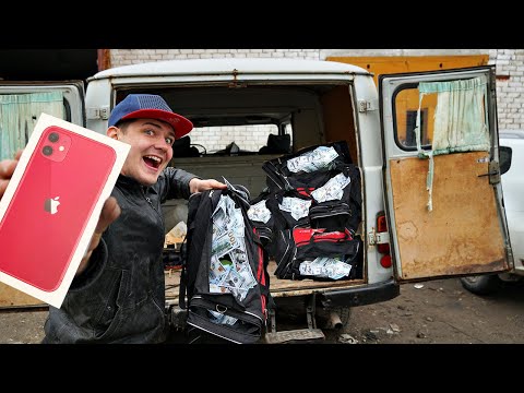Видео: Открыли багажник буханки, а там...