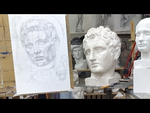 Видео: Эфир Рисунок Головы 4 Часть