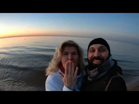 Видео: Прогулка к берегу моря в Garciems (тест камеры SJCAM SJ20 Dual Lens) 10.03.2024