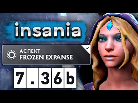 Видео: Новая ЦМка с аспектом на радиус кнопок! - Crystal Maiden 7.36 DOTA 2