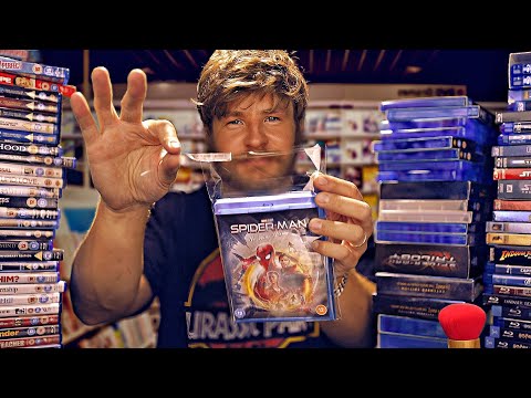 Видео: [ASMR] Ночной магазин фильмов на DVD (для сна)
