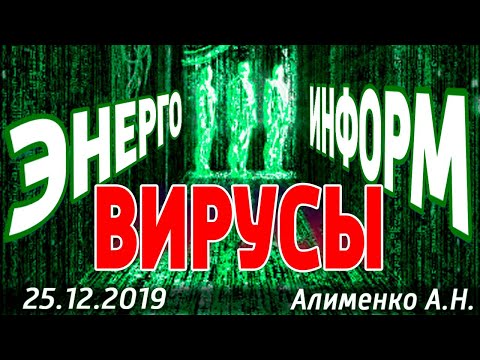 Видео: Энергоинформационные вирусы. Алименко А.Н. (25.12.2019)