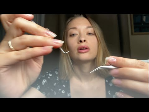 Видео: АСМР Наращивание ресниц / Тихий голос