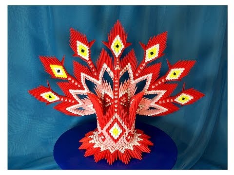 Видео: Modular origami 3D origami. Модульное оригами. Модульное оригами для начинающих.