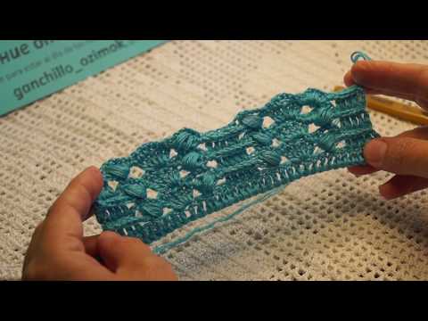 Видео: Красивый голубой УЗОР с пышными столбиками ,crochet beautiful pattern вязание КРЮЧКОМ (узор # 291)