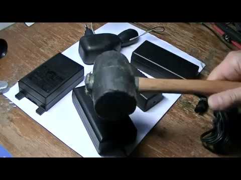 Видео: Без шума и пыли разбираем клееный блок питания от ноутбука,принтера.