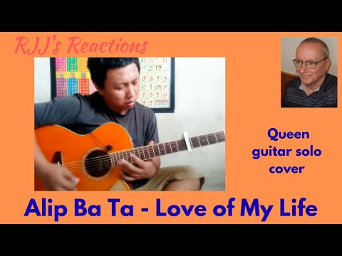 Видео: Alip_Ba_ Ta - Love of My Life (кавер Queen - гитарное соло) 🇨🇦 Реакция RJJ