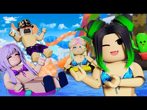 Видео: АКВАПАРК, НО ОН ВНУТРИ ВУЛКАНА! Roblox VOLCANO Waterpark Tycoon