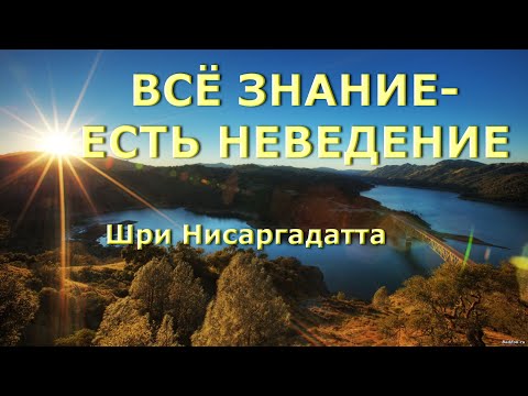 Видео: Всё знание  - есть неведение [Шри Нисаргадатта, Никошо]