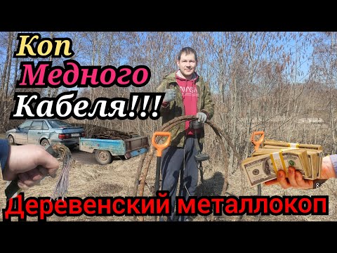 Видео: Приехали за металлом,а нашли медь!!!коп медного кабеля!цены на металлолом и медь!