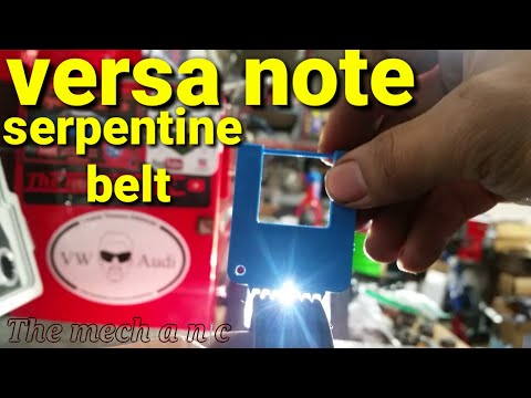 Видео: Снятие ремня безопасности Nissan Versa Note / Micra