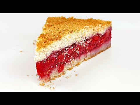 Видео: Всего 99 ккал! Низкокалорийный, клубничный веганский пп пирог без сахара, лактозы, яиц , глютена