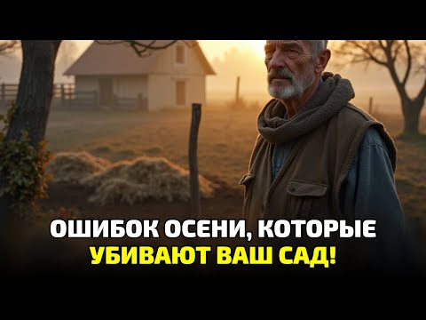 Видео: Не делайте этого в октябре! 5 ошибок, из-за которых весной ваш сад не проснётся!
