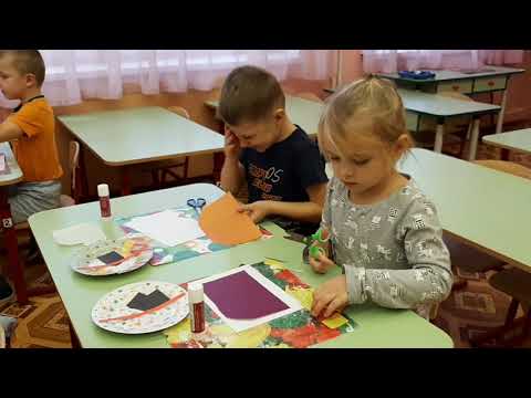 Видео: ООД по аппликации в старшей группе "Автобус"